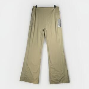 Girlfriend Collective Tan Leggings XL Compressive Flare Activewear Workout NWT